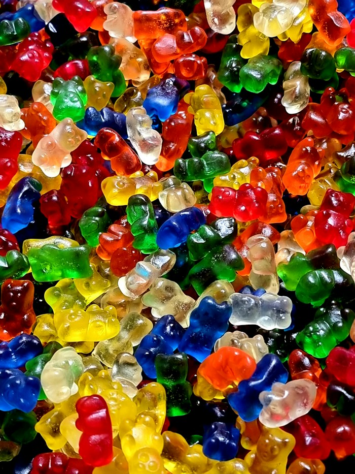 Bonbons gélifiés multicolores — photographie d’inspiration